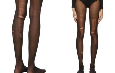 collant gucci dechire|Gucci lance une paire de collants troués à 140 euros .